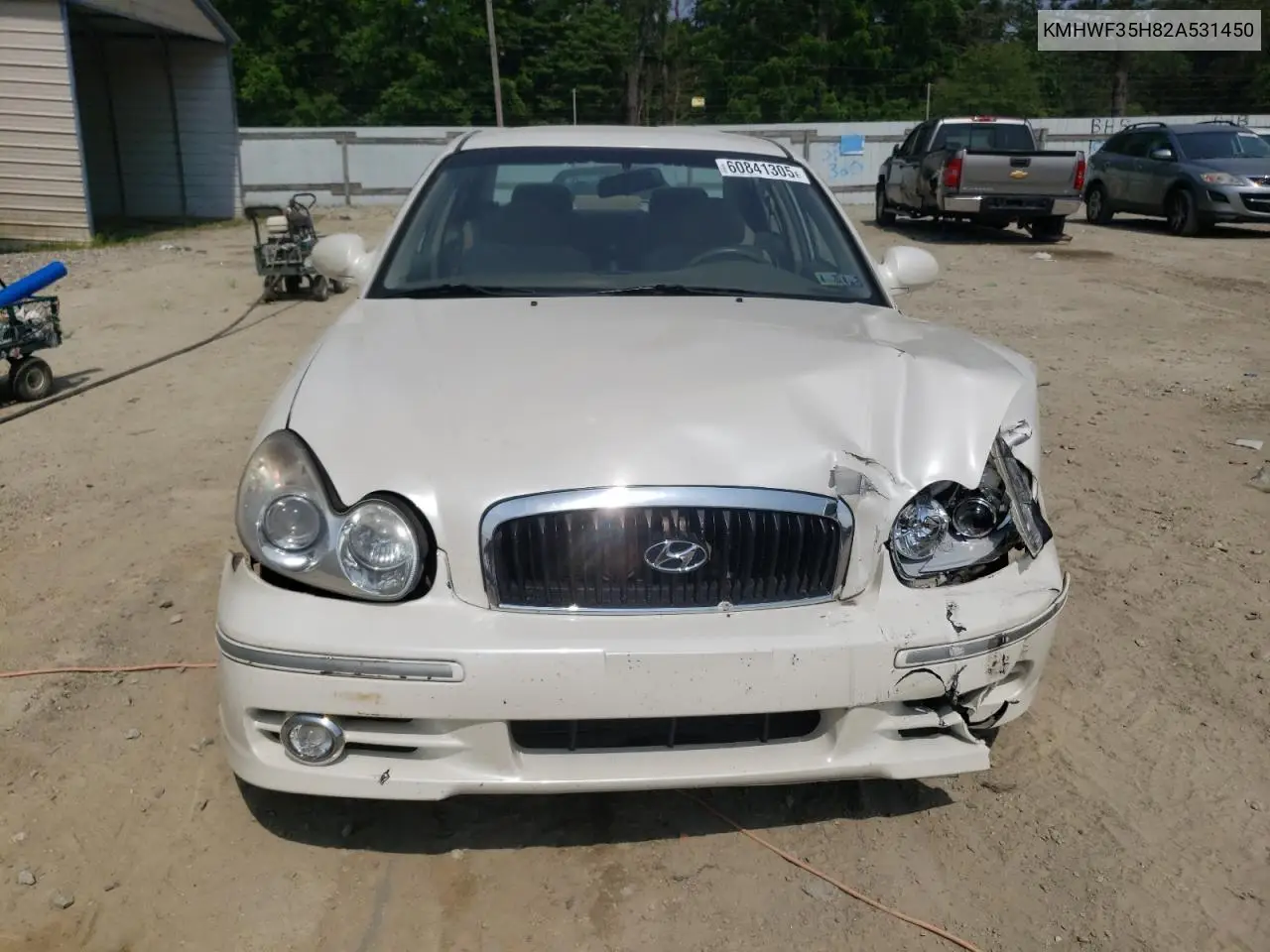 2002 Hyundai Sonata Gls VIN: KMHWF35H82A531450 Lot: 60841305