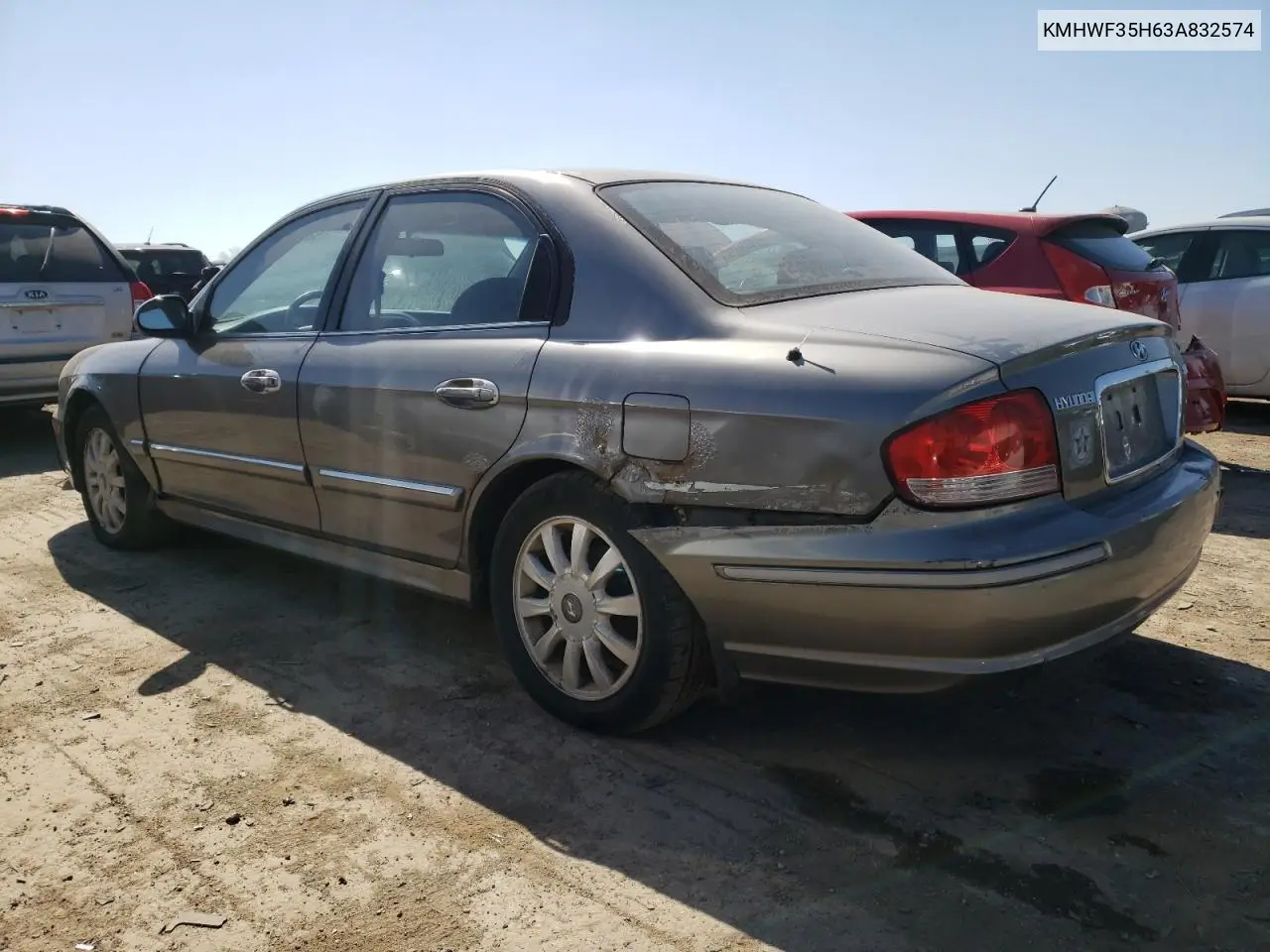 2003 Hyundai Sonata Gls VIN: KMHWF35H63A832574 Lot: 52094854