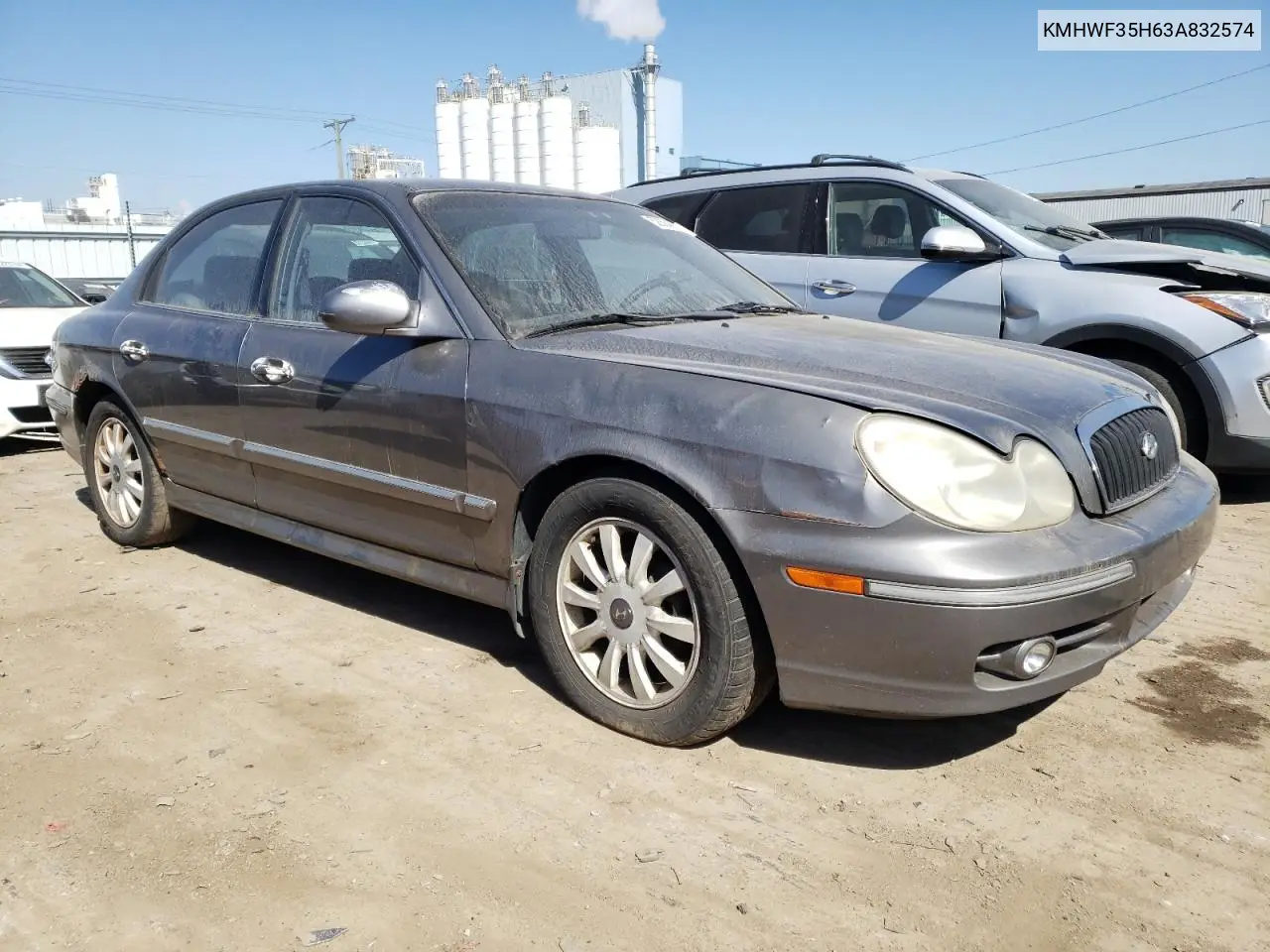 2003 Hyundai Sonata Gls VIN: KMHWF35H63A832574 Lot: 52094854