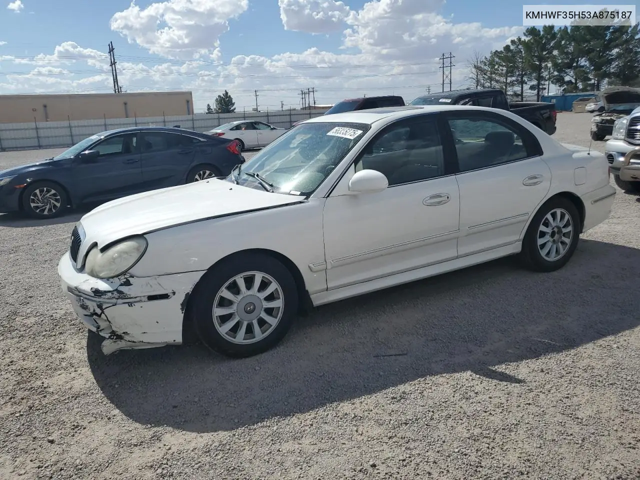 2003 Hyundai Sonata Gls VIN: KMHWF35H53A875187 Lot: 56355275