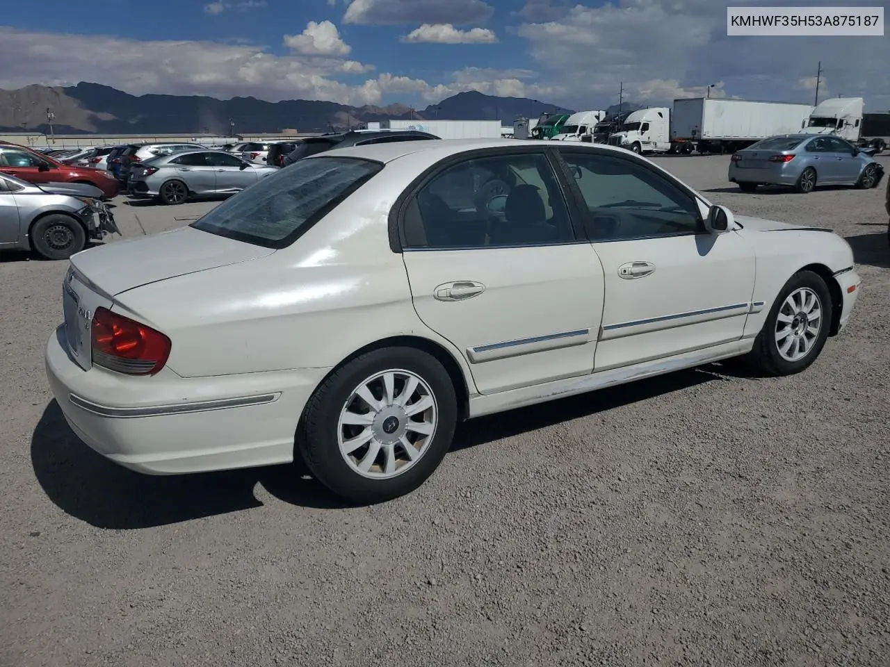 2003 Hyundai Sonata Gls VIN: KMHWF35H53A875187 Lot: 56355275