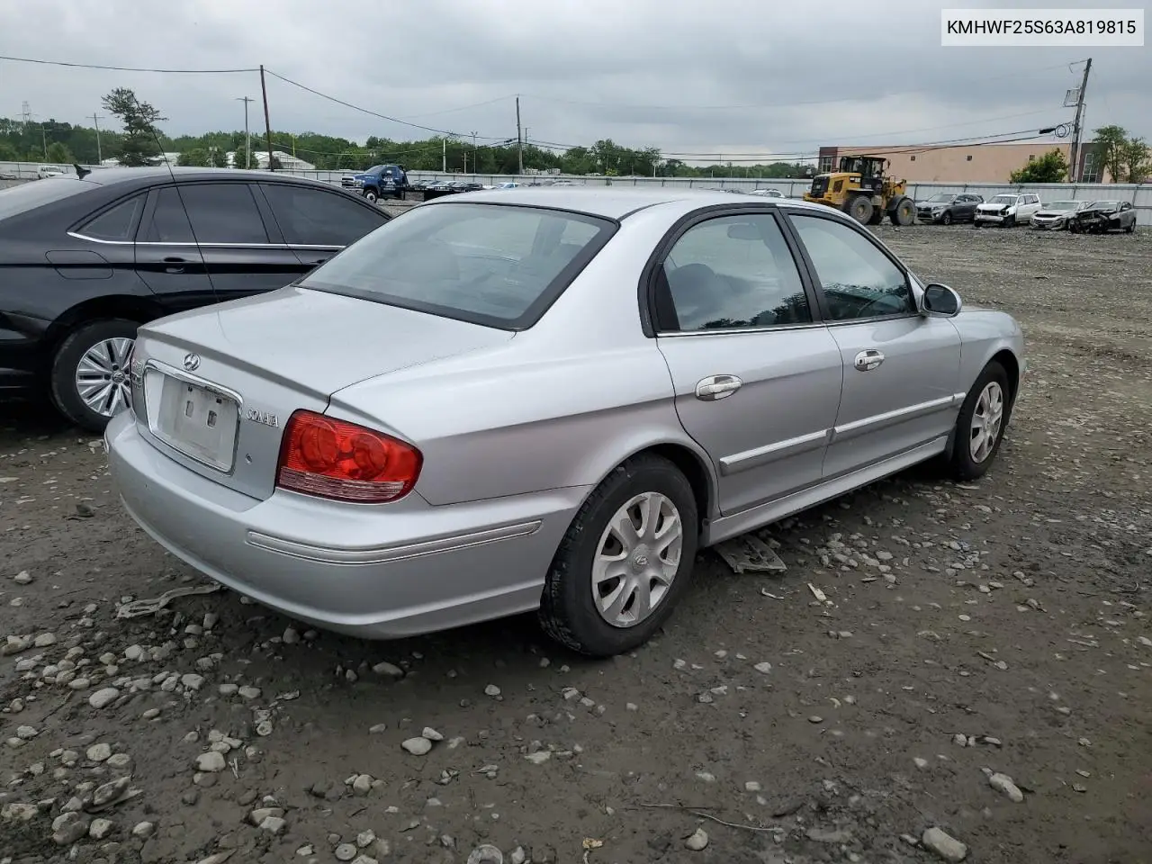 2003 Hyundai Sonata Gl VIN: KMHWF25S63A819815 Lot: 58948025