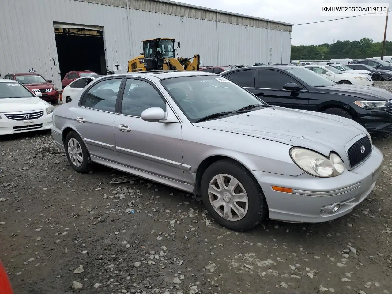 2003 Hyundai Sonata Gl VIN: KMHWF25S63A819815 Lot: 58948025