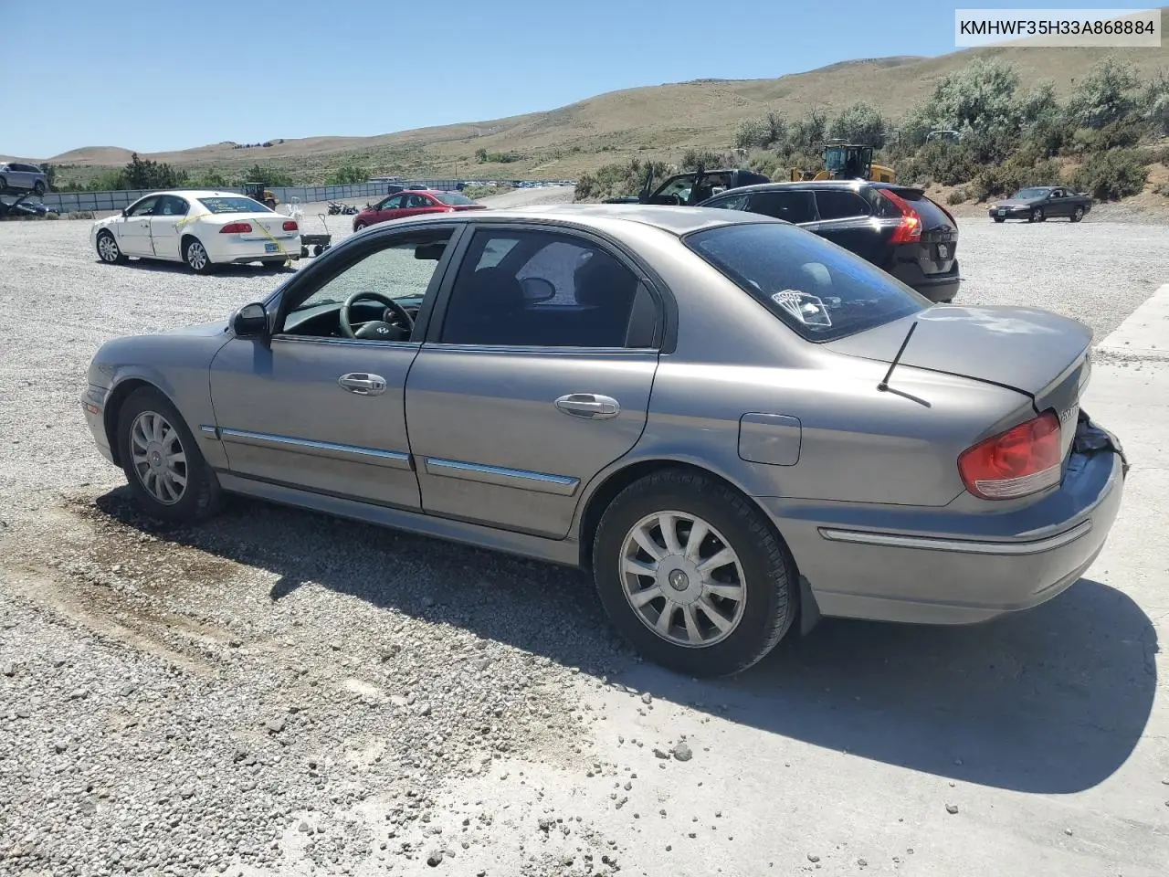 2003 Hyundai Sonata Gls VIN: KMHWF35H33A868884 Lot: 61442535