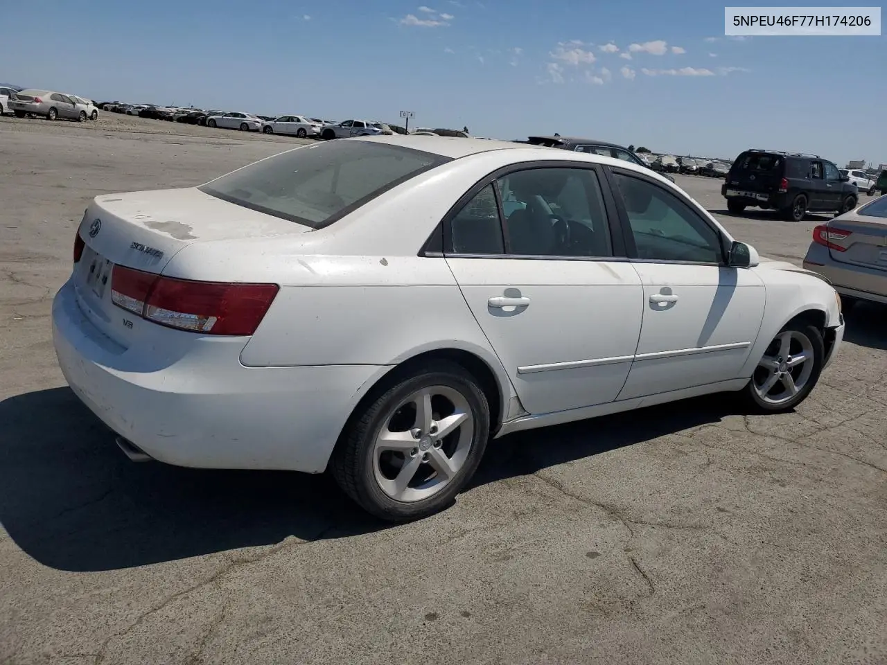 2007 Hyundai Sonata Se VIN: 5NPEU46F77H174206 Lot: 62190755