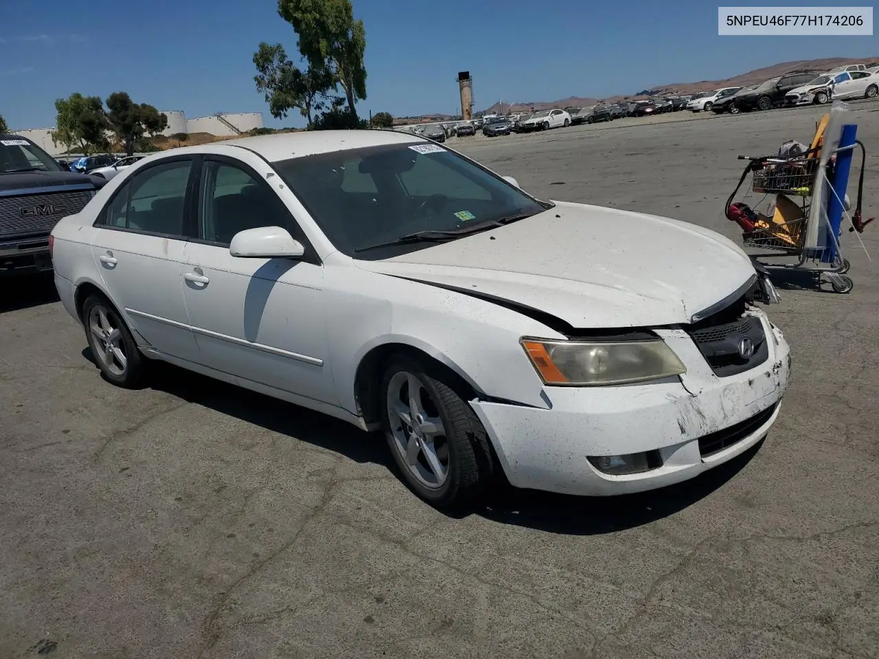 2007 Hyundai Sonata Se VIN: 5NPEU46F77H174206 Lot: 62190755