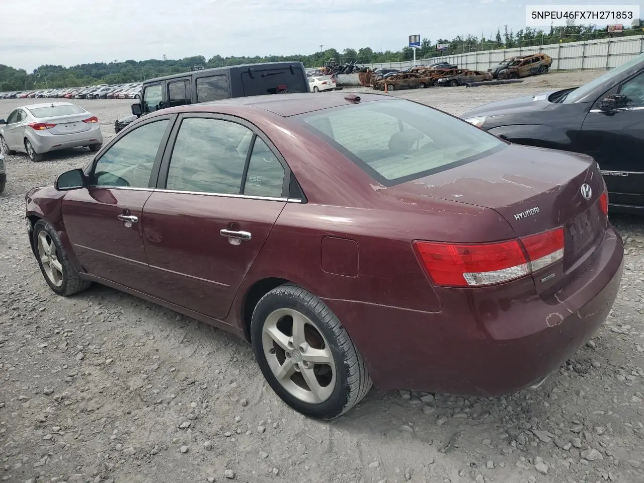 2007 Hyundai Sonata Se VIN: 5NPEU46FX7H271853 Lot: 62705545