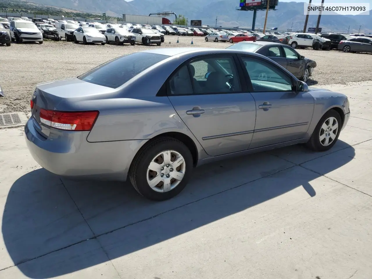 2007 Hyundai Sonata Gls VIN: 5NPET46C07H179093 Lot: 63020675