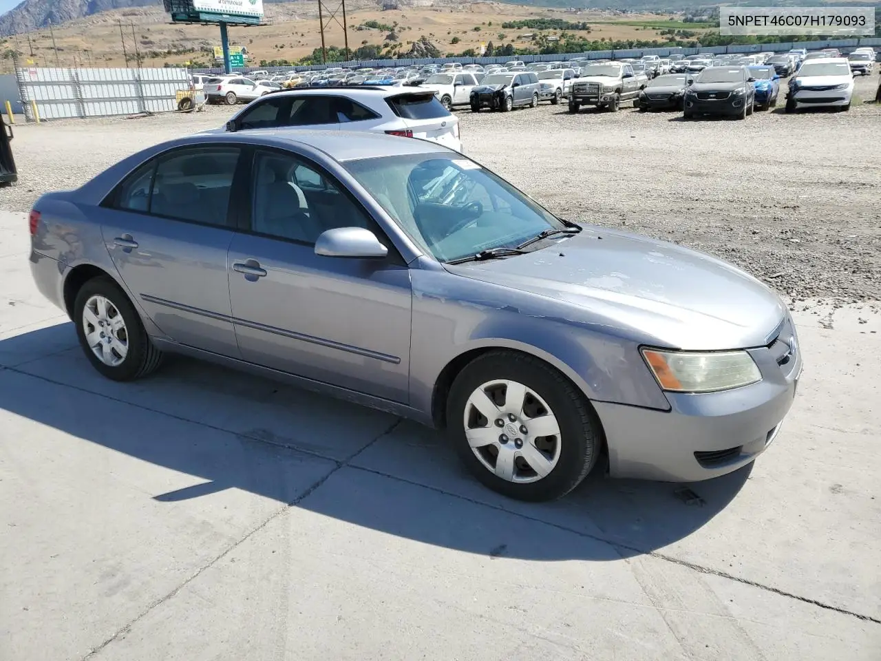 2007 Hyundai Sonata Gls VIN: 5NPET46C07H179093 Lot: 63020675