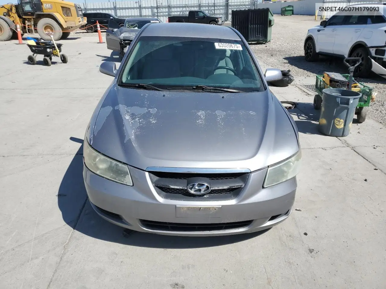 2007 Hyundai Sonata Gls VIN: 5NPET46C07H179093 Lot: 63020675