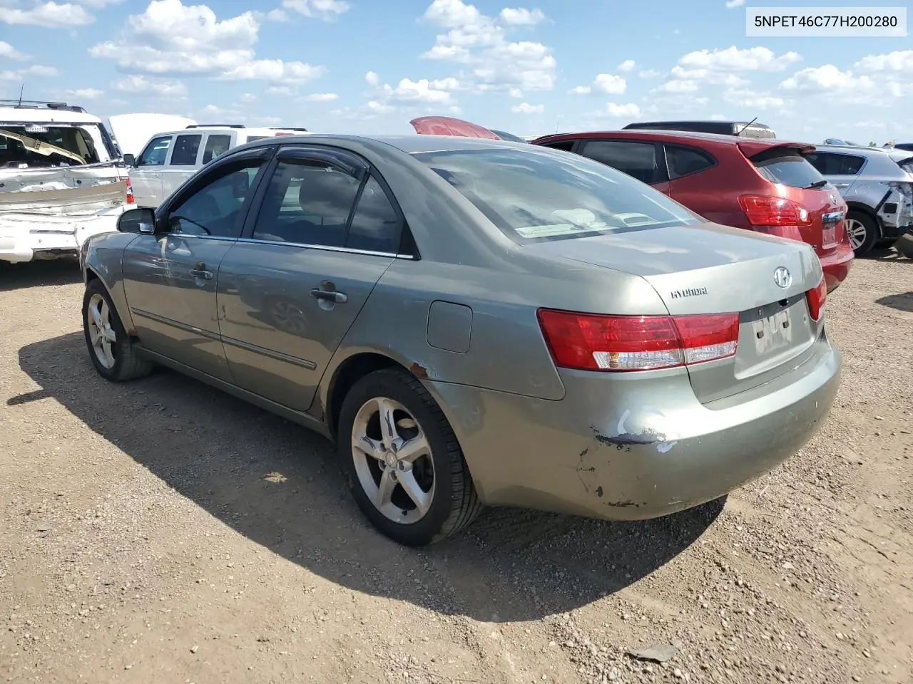 5npet46c77h200280 5NPET46C77H200280 2007 Hyundai Sonata Gls