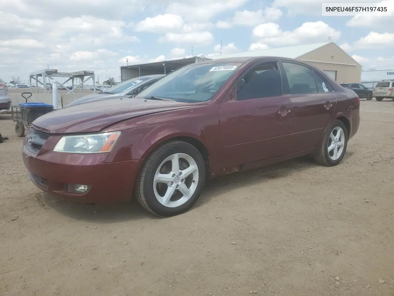 2007 Hyundai Sonata Se VIN: 5NPEU46F57H197435 Lot: 63079095