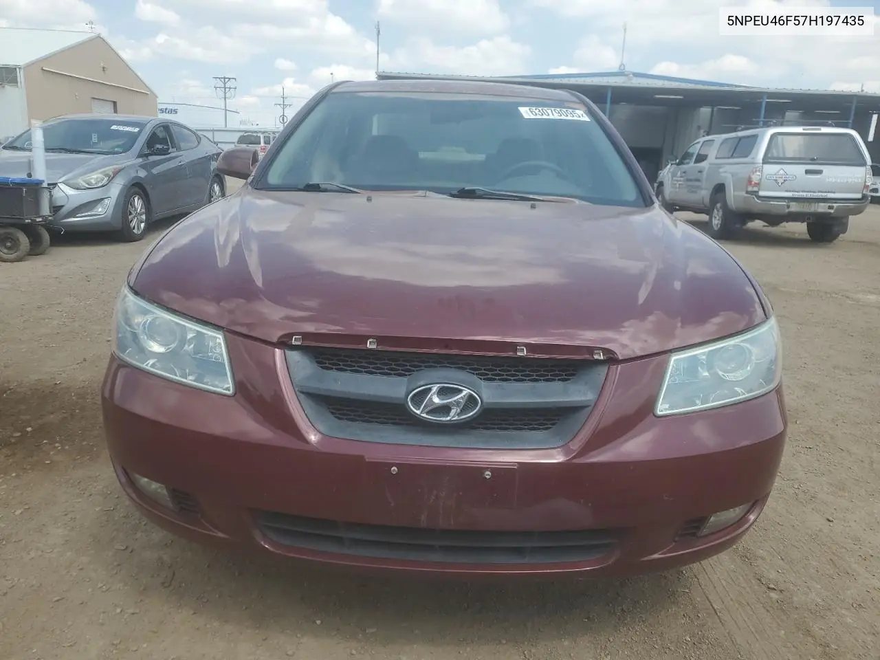 2007 Hyundai Sonata Se VIN: 5NPEU46F57H197435 Lot: 63079095