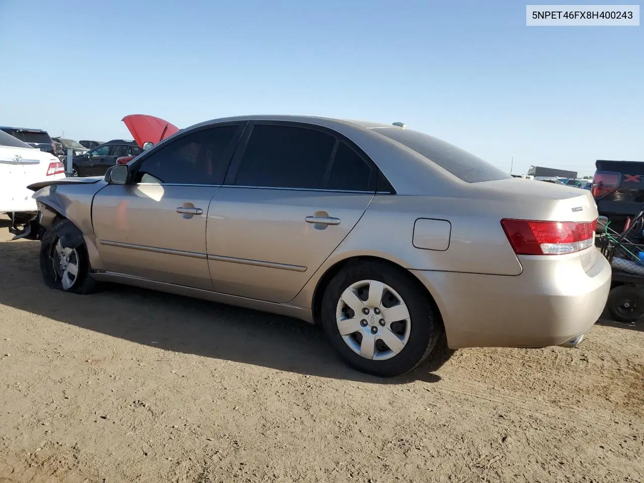 2008 Hyundai Sonata Gls VIN: 5NPET46FX8H400243 Lot: 56892485