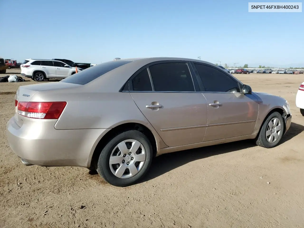 2008 Hyundai Sonata Gls VIN: 5NPET46FX8H400243 Lot: 56892485