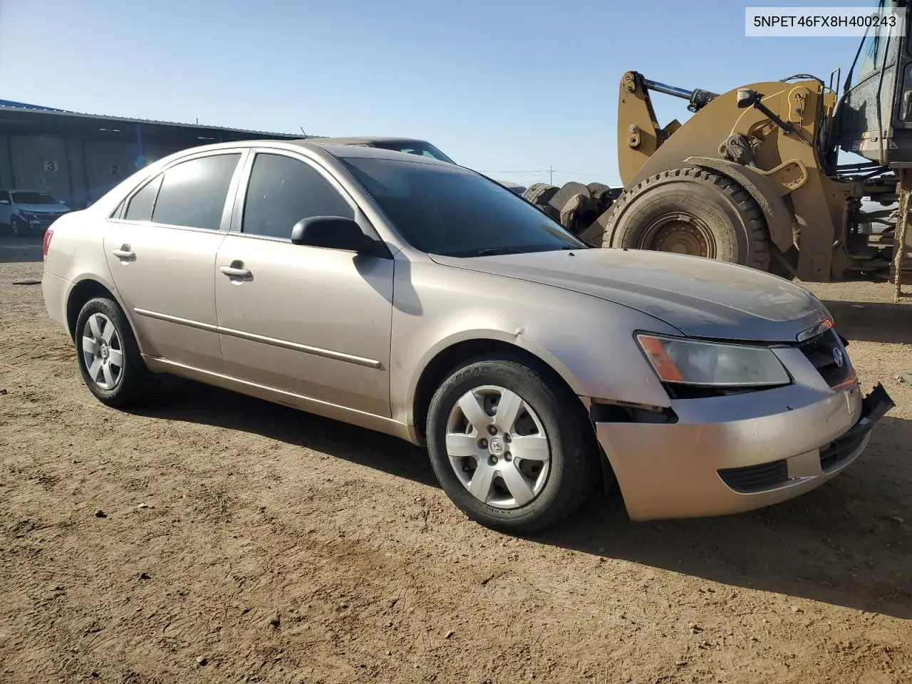 2008 Hyundai Sonata Gls VIN: 5NPET46FX8H400243 Lot: 56892485