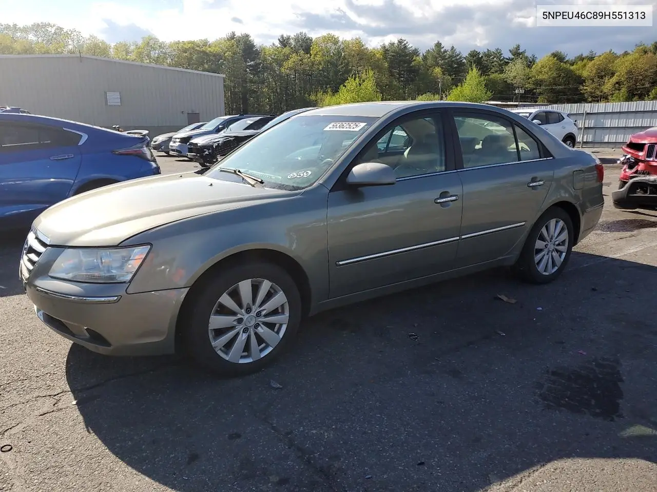 2009 Hyundai Sonata Se VIN: 5NPEU46C89H551313 Lot: 56362525