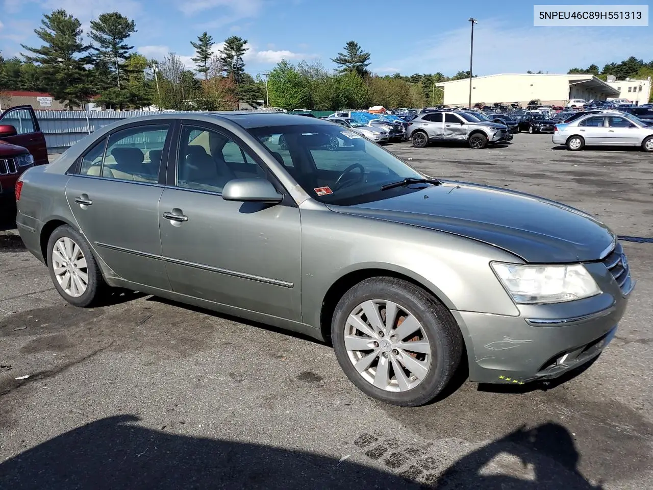 2009 Hyundai Sonata Se VIN: 5NPEU46C89H551313 Lot: 56362525