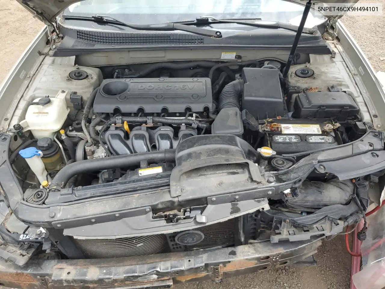 2009 Hyundai Sonata Gls VIN: 5NPET46CX9H494101 Lot: 56798575