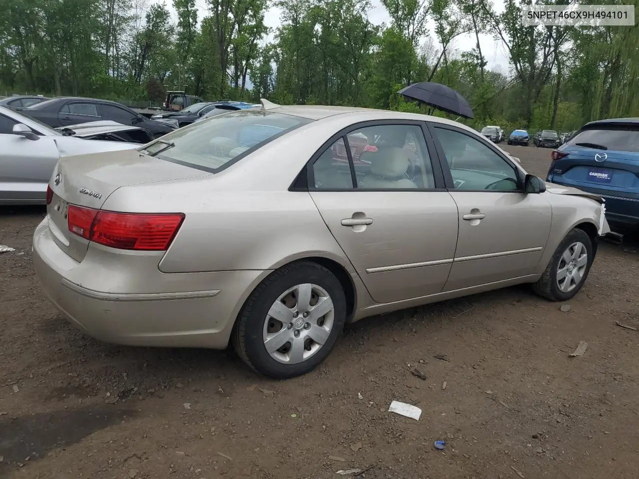 2009 Hyundai Sonata Gls VIN: 5NPET46CX9H494101 Lot: 56798575