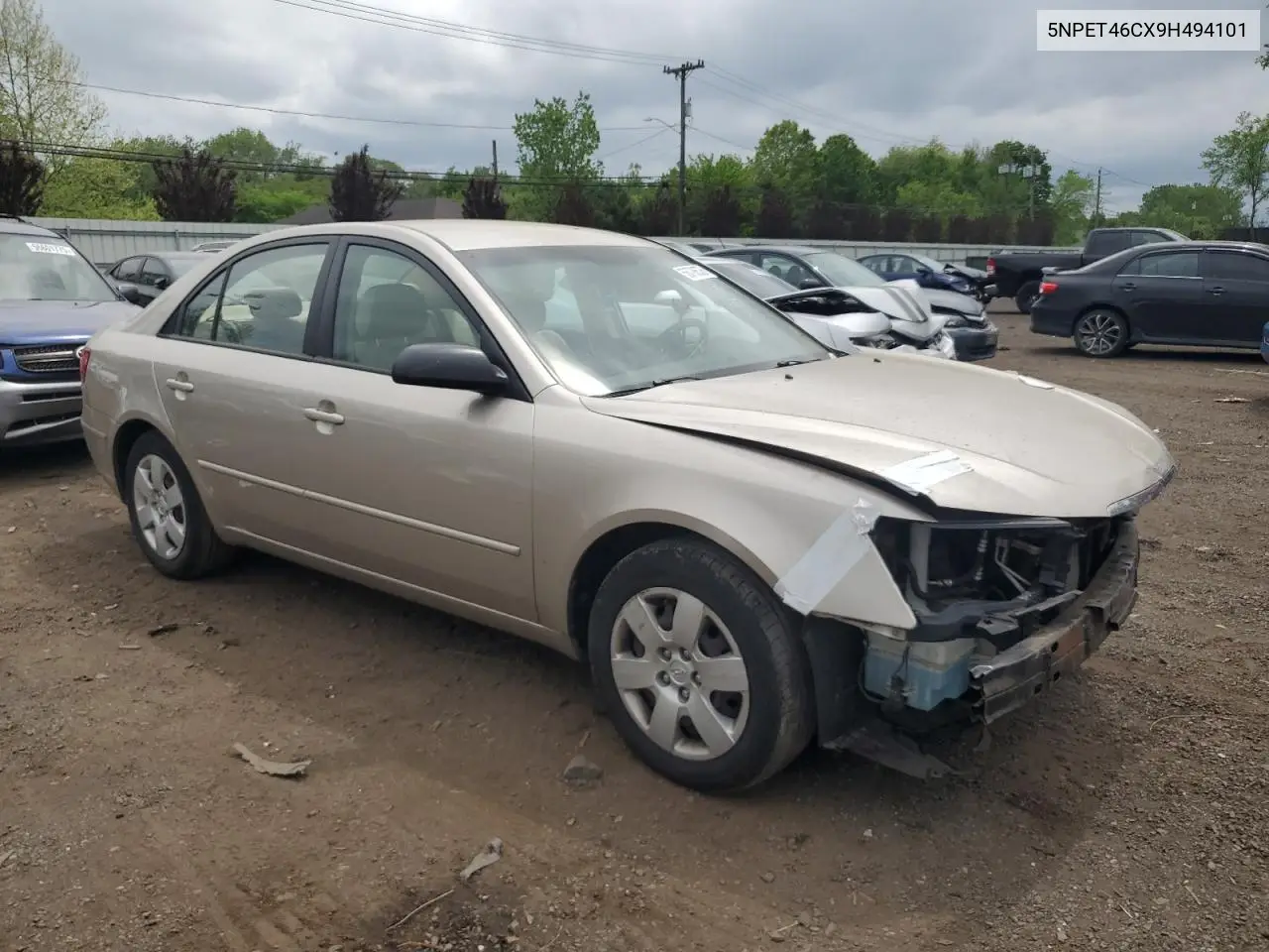 2009 Hyundai Sonata Gls VIN: 5NPET46CX9H494101 Lot: 56798575