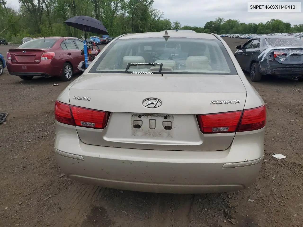 2009 Hyundai Sonata Gls VIN: 5NPET46CX9H494101 Lot: 56798575