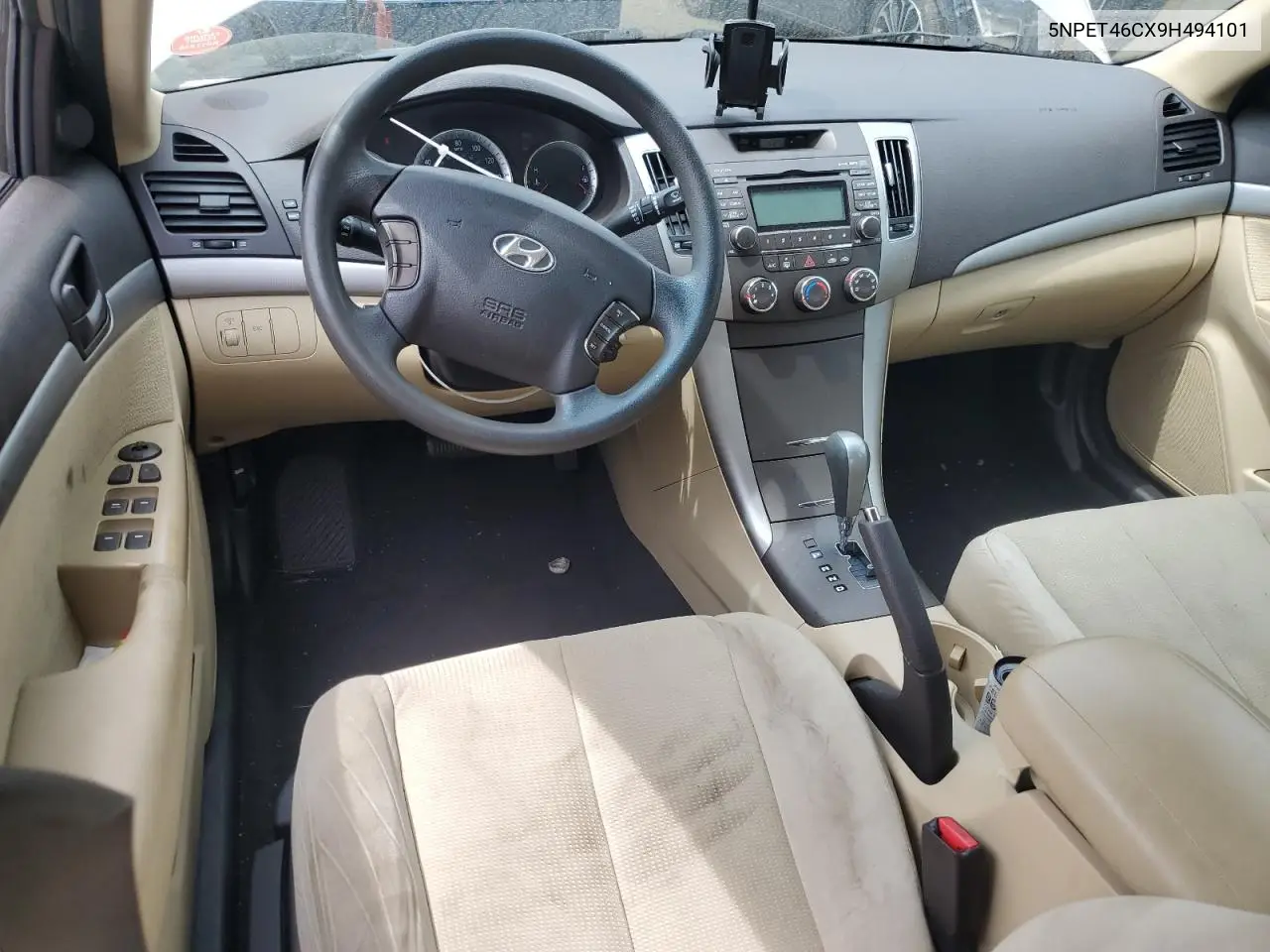 2009 Hyundai Sonata Gls VIN: 5NPET46CX9H494101 Lot: 56798575