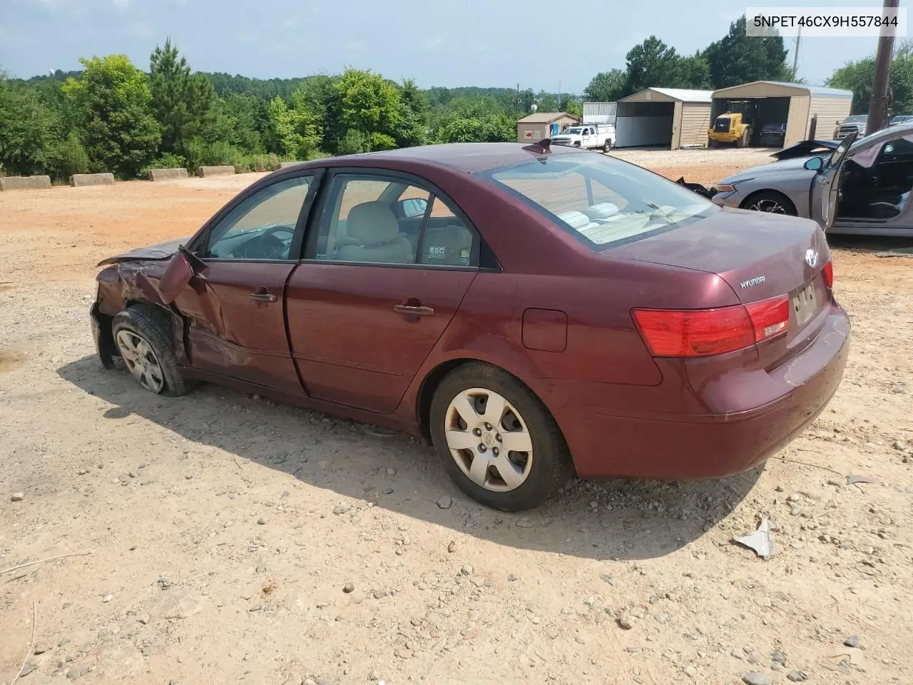 2009 Hyundai Sonata Gls VIN: 5NPET46CX9H557844 Lot: 62334715