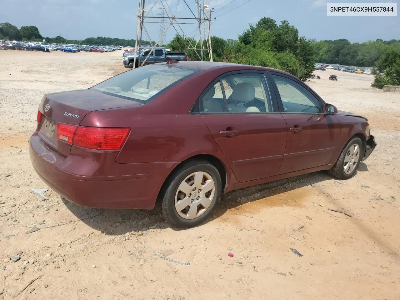 2009 Hyundai Sonata Gls VIN: 5NPET46CX9H557844 Lot: 62334715