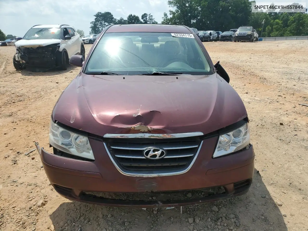 2009 Hyundai Sonata Gls VIN: 5NPET46CX9H557844 Lot: 62334715