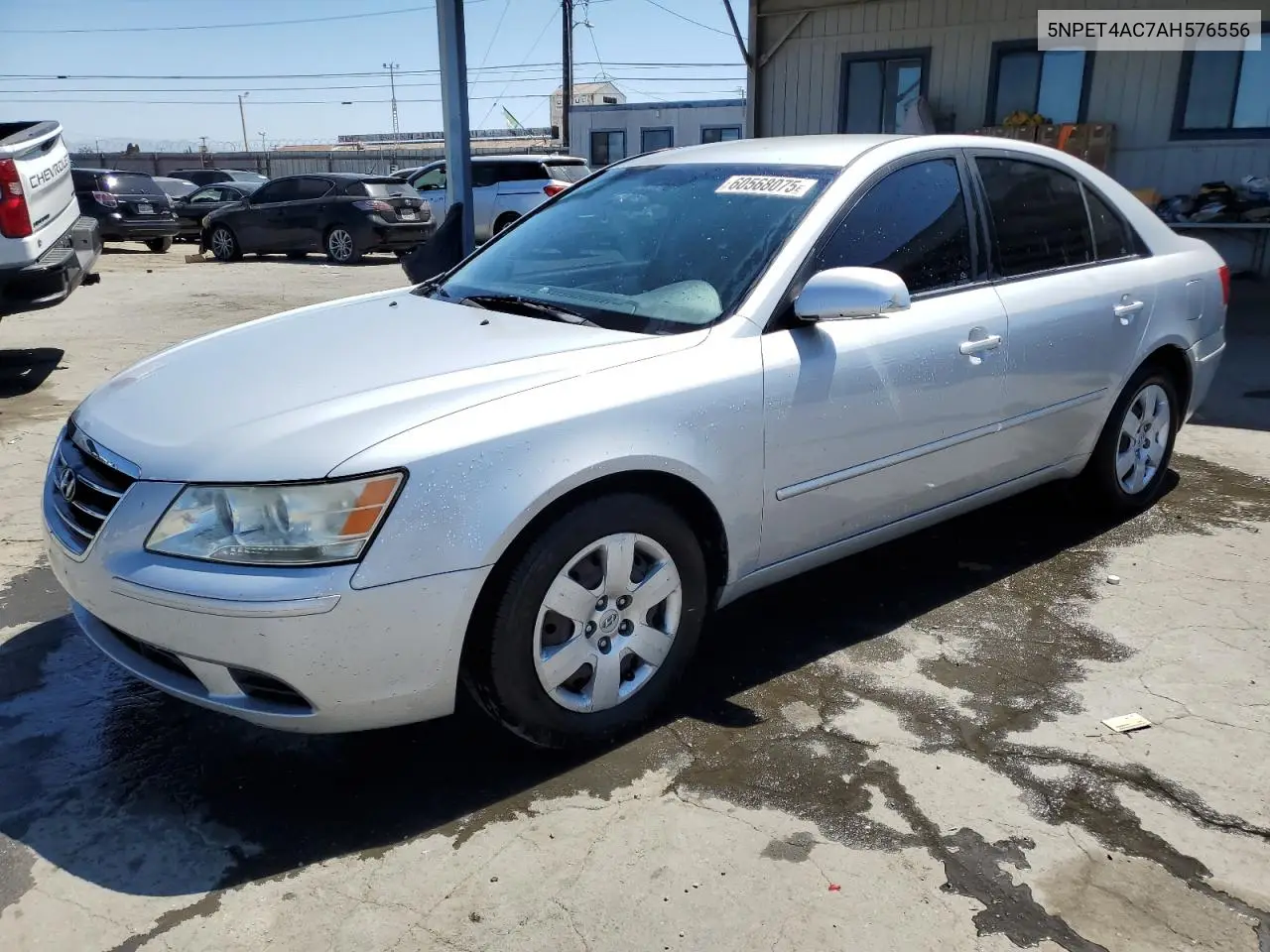 2010 Hyundai Sonata Gls VIN: 5NPET4AC7AH576556 Lot: 60568075