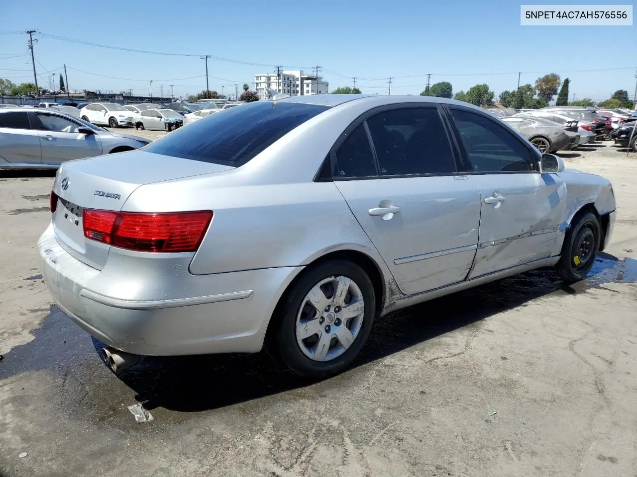 2010 Hyundai Sonata Gls VIN: 5NPET4AC7AH576556 Lot: 60568075