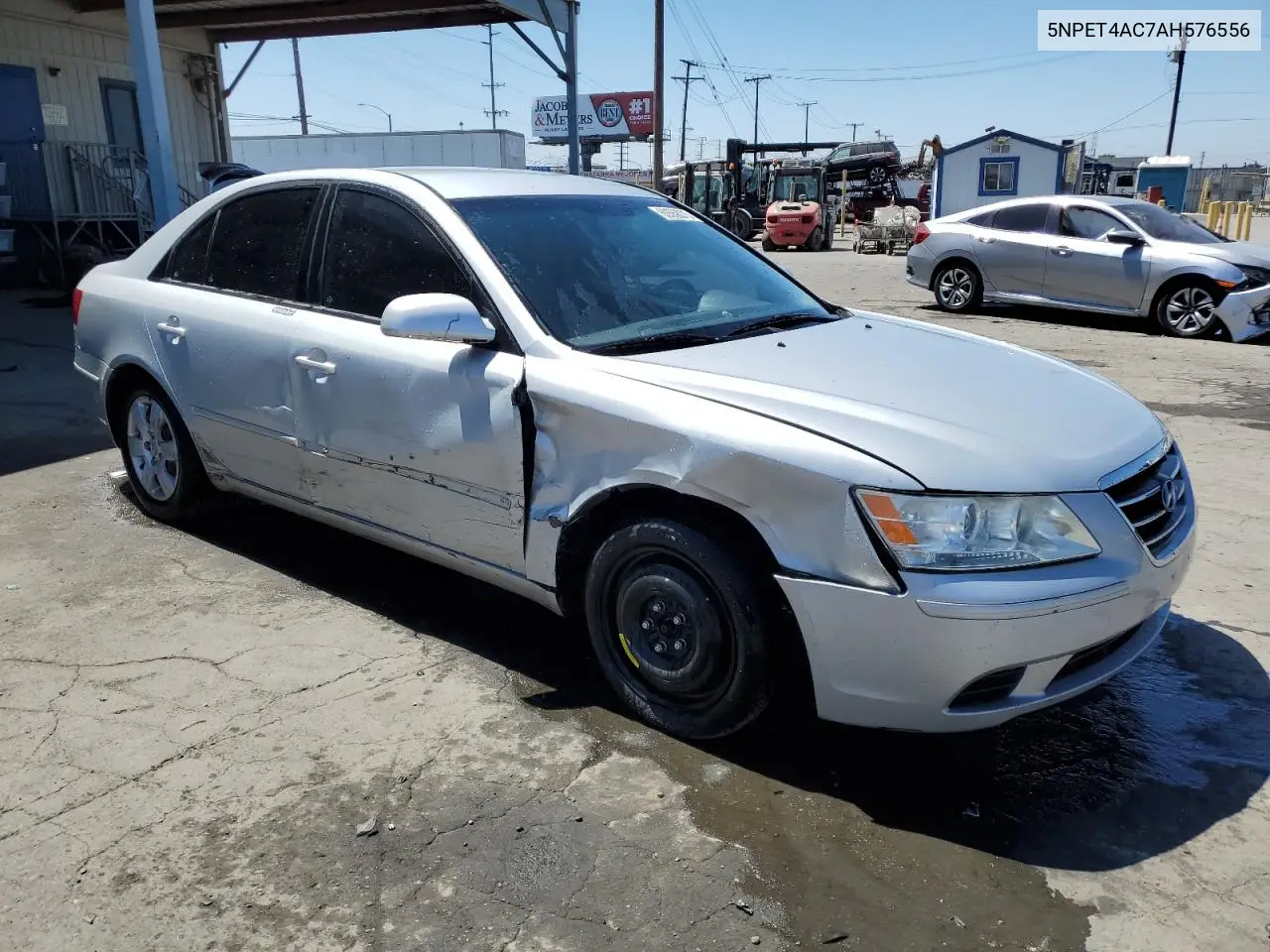 2010 Hyundai Sonata Gls VIN: 5NPET4AC7AH576556 Lot: 60568075