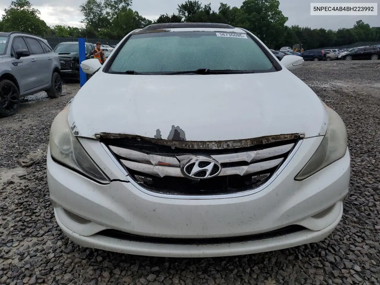 2011 Hyundai Sonata Se VIN: 5NPEC4AB4BH223992 Lot: 56736695