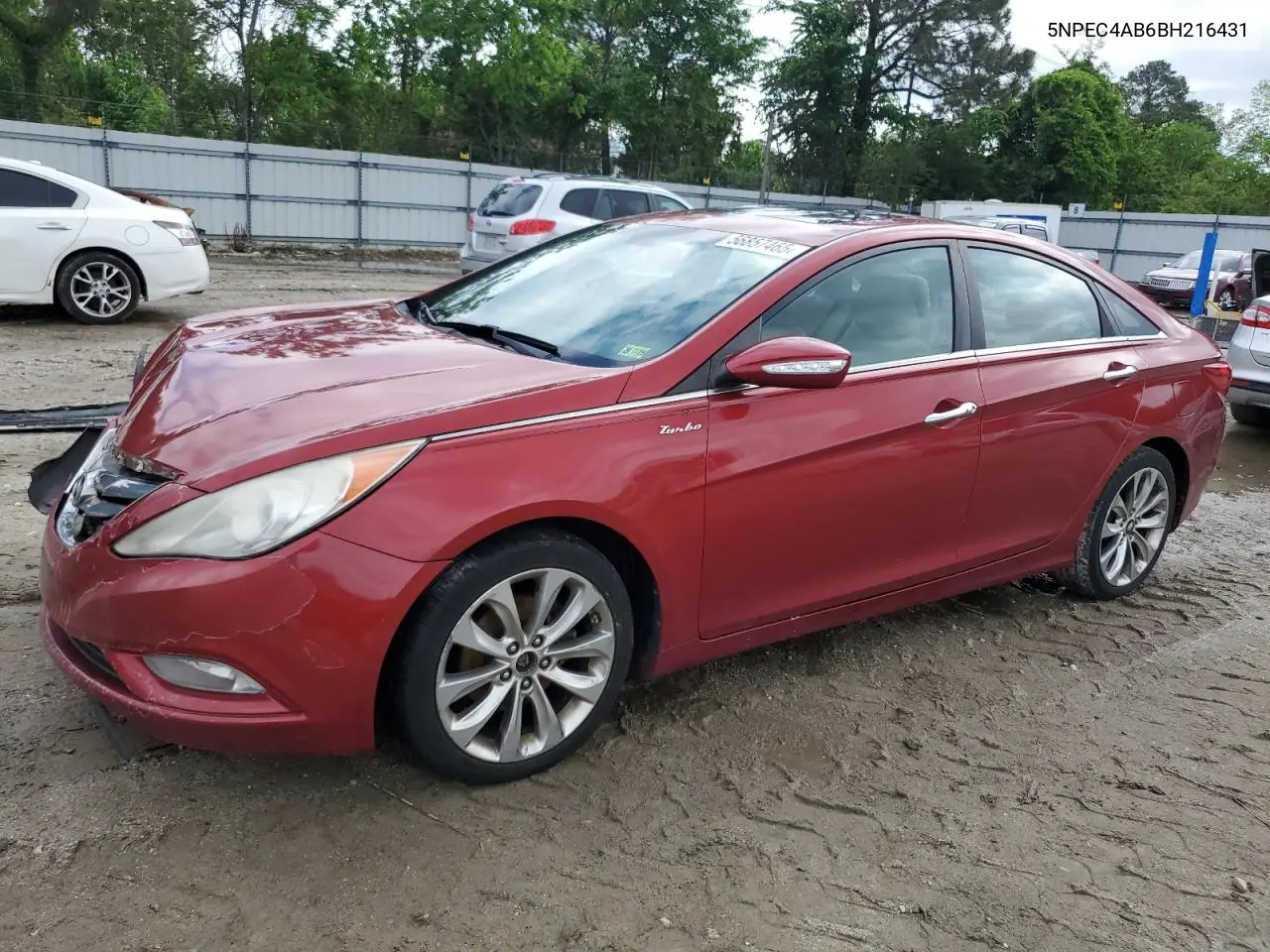 2011 Hyundai Sonata Se VIN: 5NPEC4AB6BH216431 Lot: 56857465