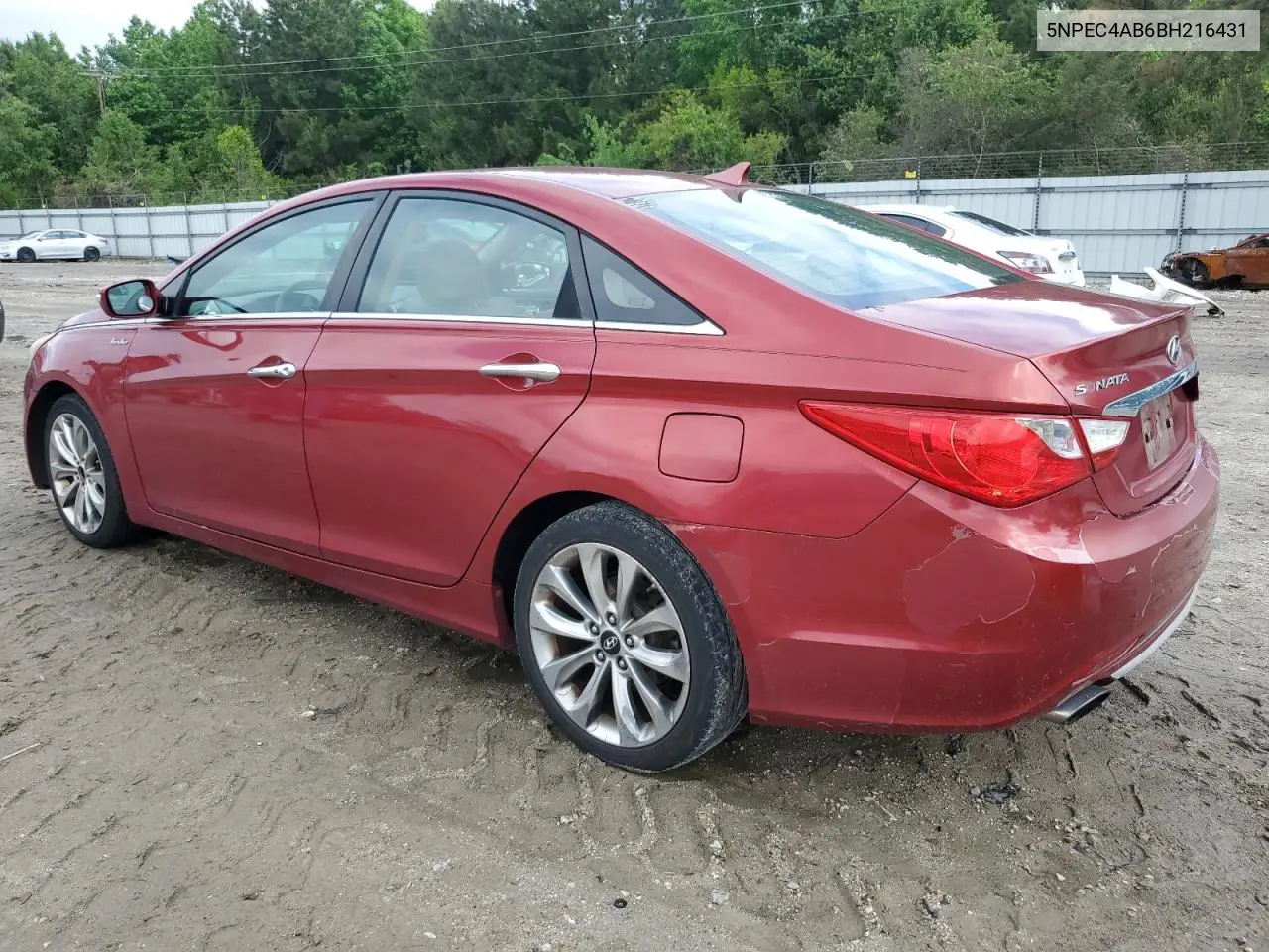 2011 Hyundai Sonata Se VIN: 5NPEC4AB6BH216431 Lot: 56857465