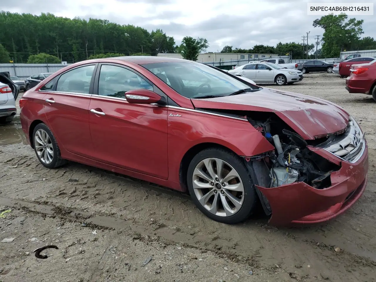 2011 Hyundai Sonata Se VIN: 5NPEC4AB6BH216431 Lot: 56857465