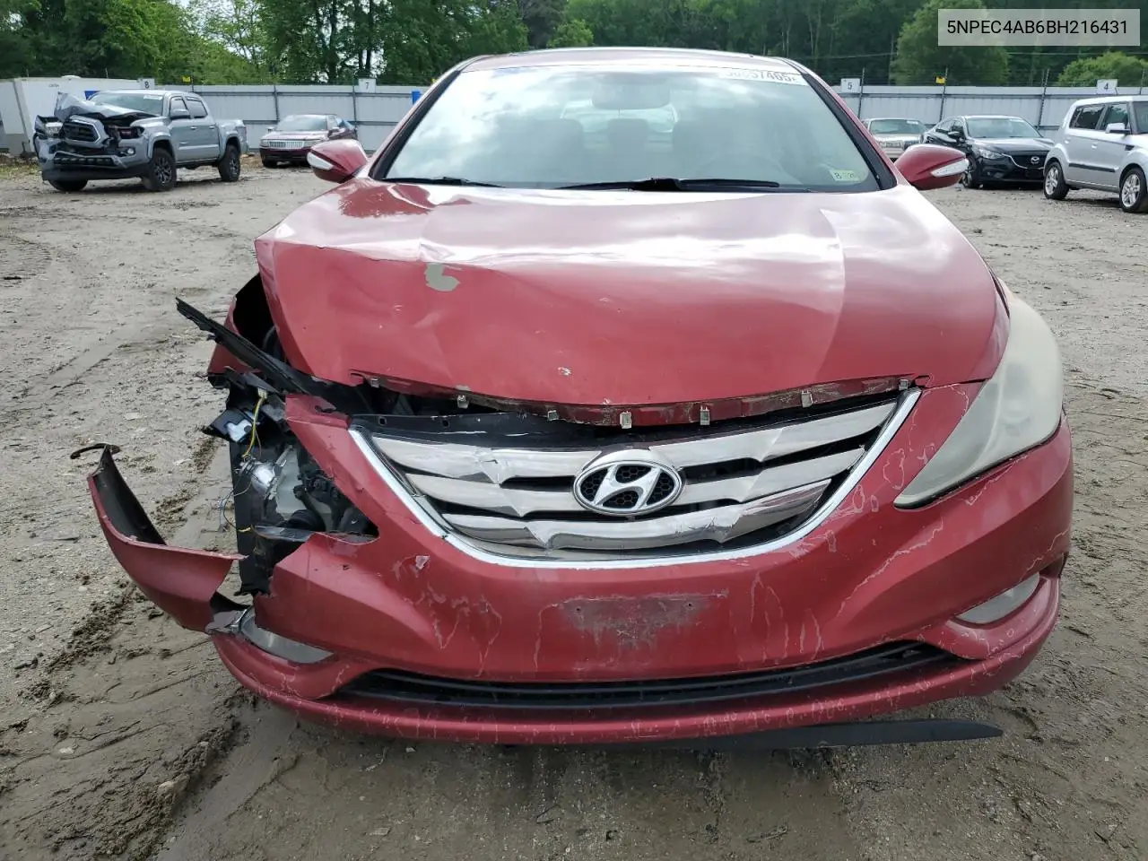 2011 Hyundai Sonata Se VIN: 5NPEC4AB6BH216431 Lot: 56857465