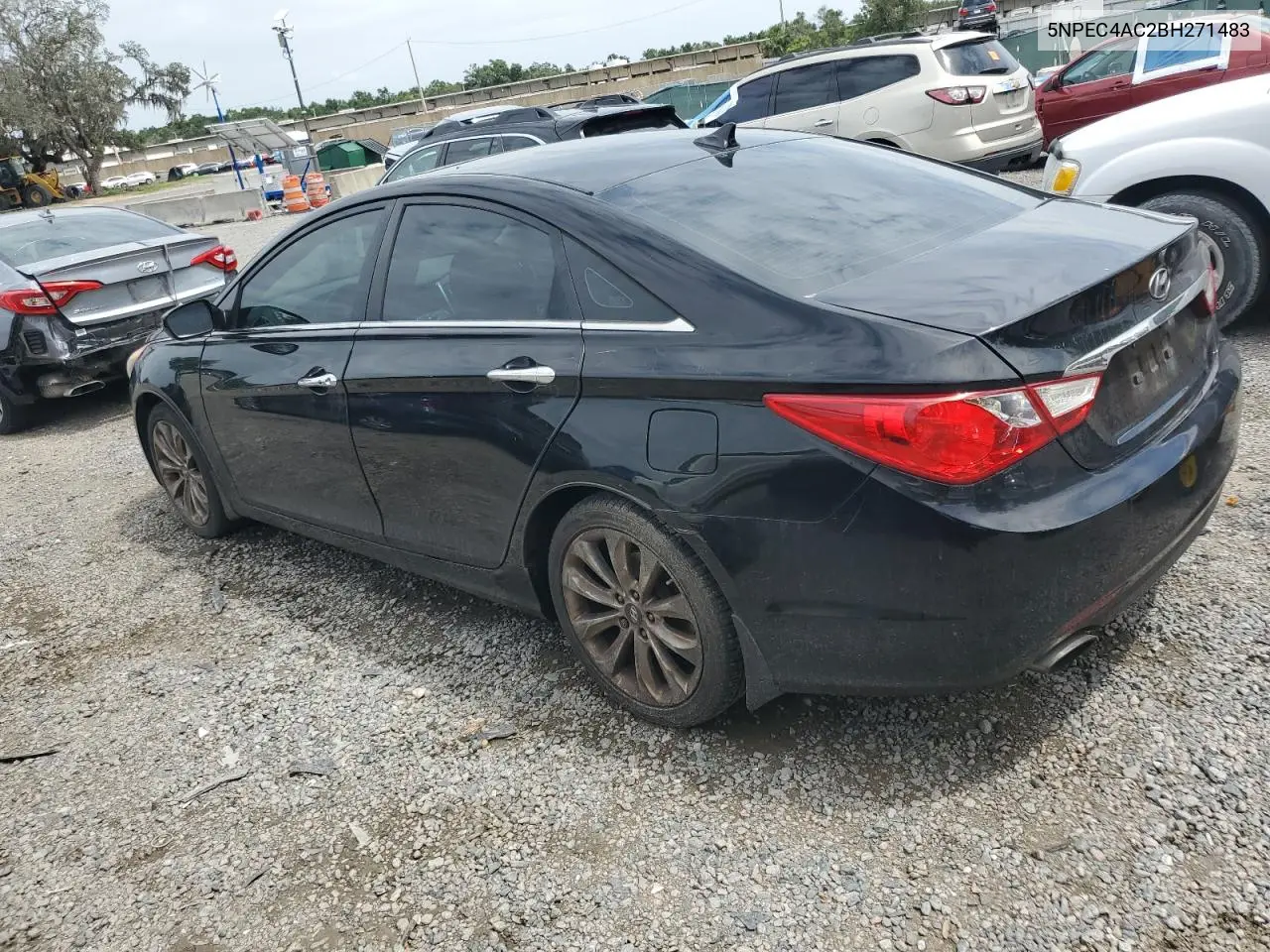 2011 Hyundai Sonata Se VIN: 5NPEC4AC2BH271483 Lot: 62955945