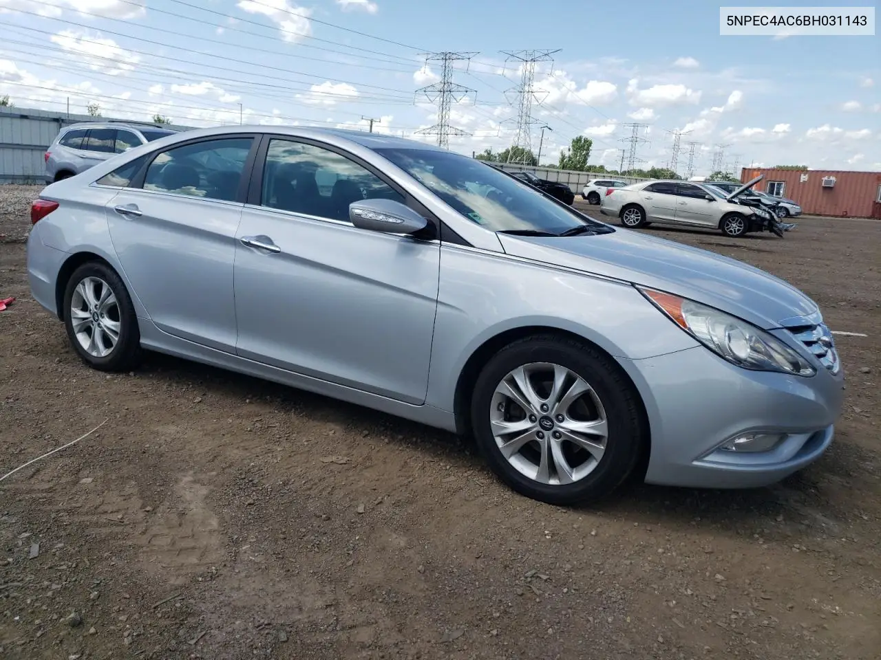 2011 Hyundai Sonata Se VIN: 5NPEC4AC6BH031143 Lot: 63083545