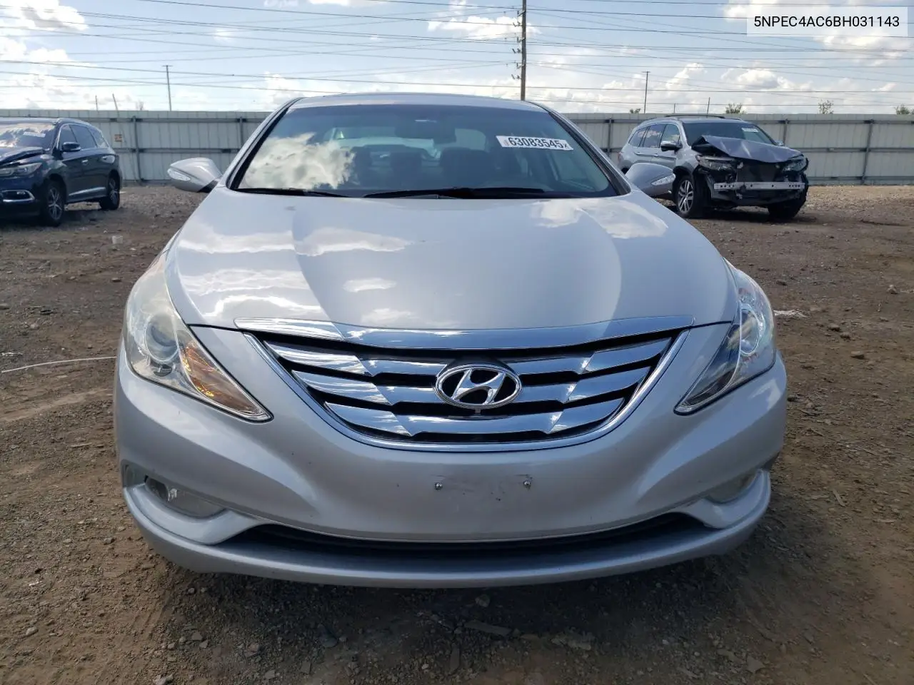 2011 Hyundai Sonata Se VIN: 5NPEC4AC6BH031143 Lot: 63083545