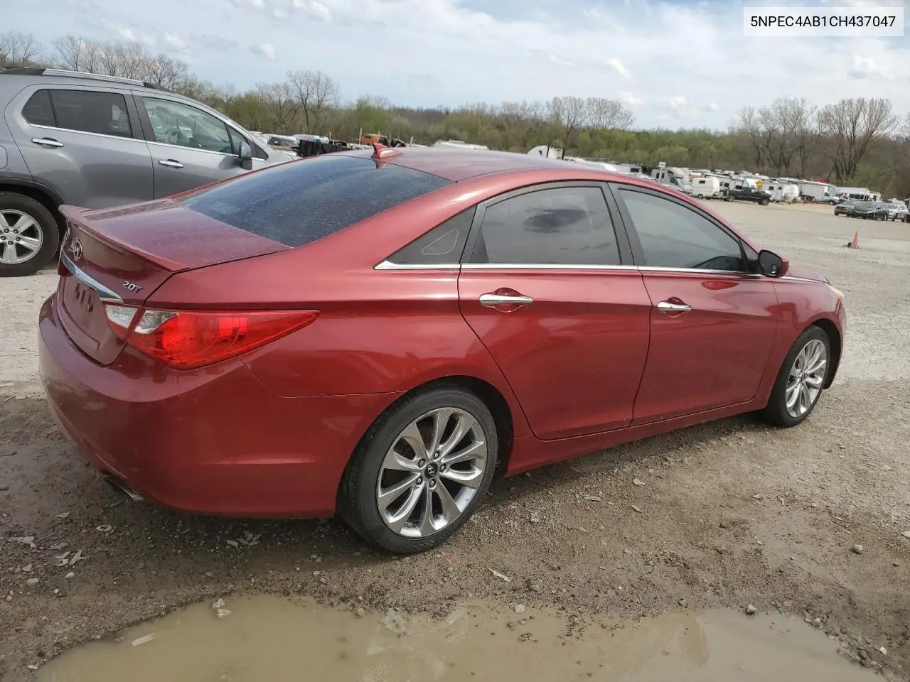 2012 Hyundai Sonata Se VIN: 5NPEC4AB1CH437047 Lot: 50784725