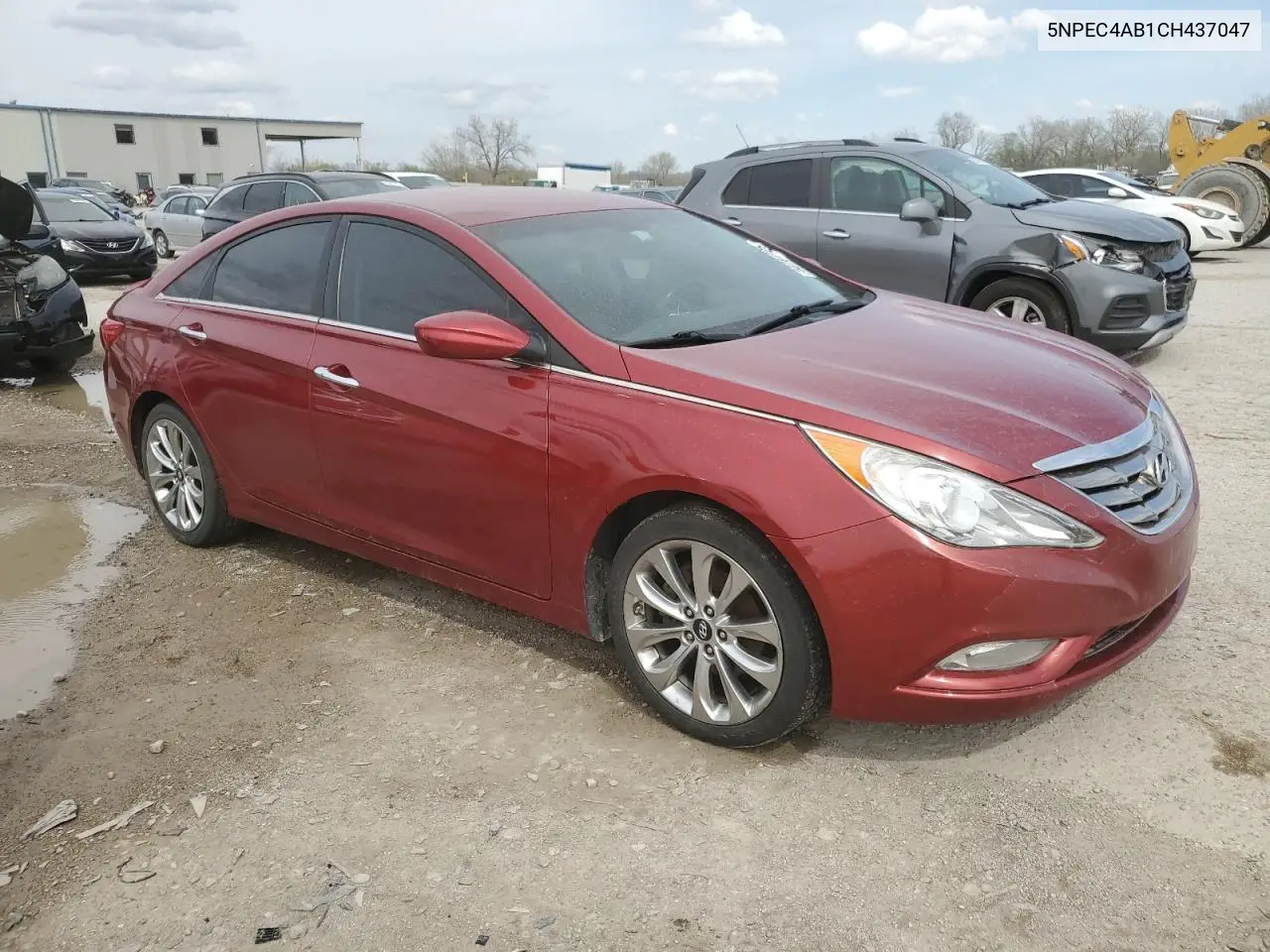 2012 Hyundai Sonata Se VIN: 5NPEC4AB1CH437047 Lot: 50784725