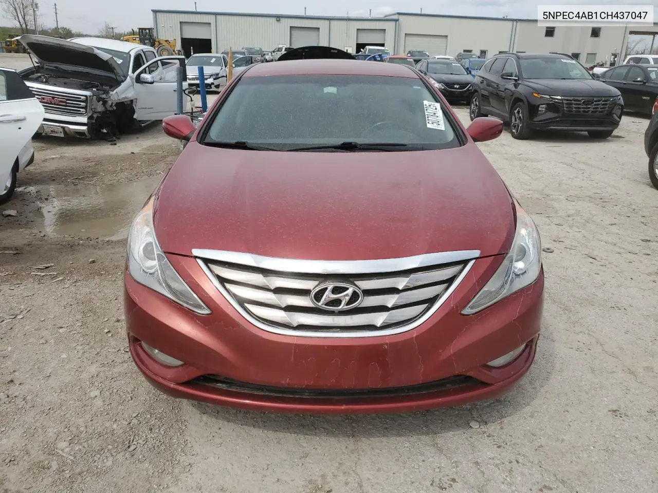 2012 Hyundai Sonata Se VIN: 5NPEC4AB1CH437047 Lot: 50784725