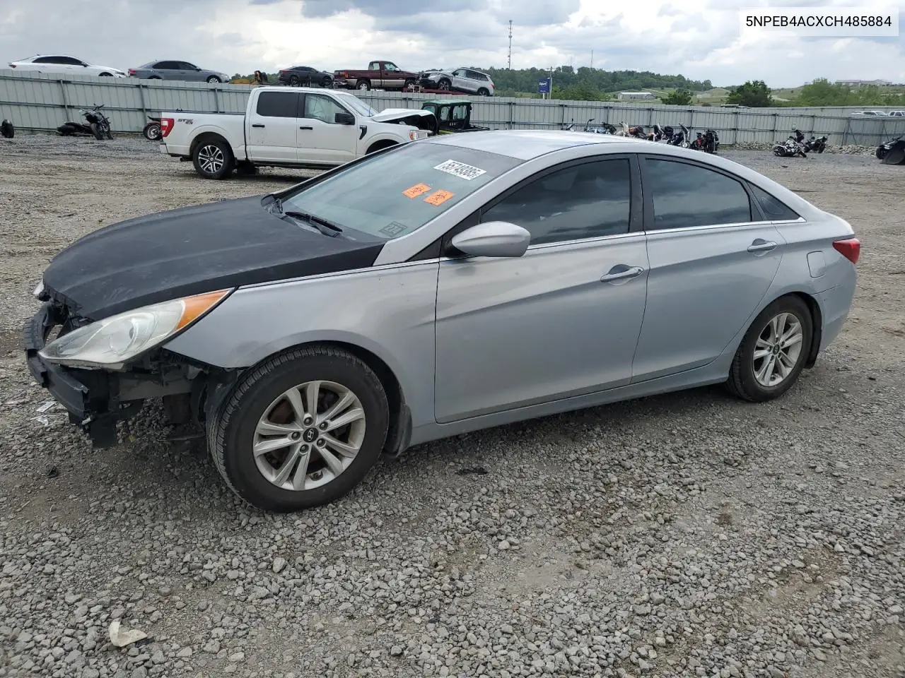 2012 Hyundai Sonata Gls VIN: 5NPEB4ACXCH485884 Lot: 55749385