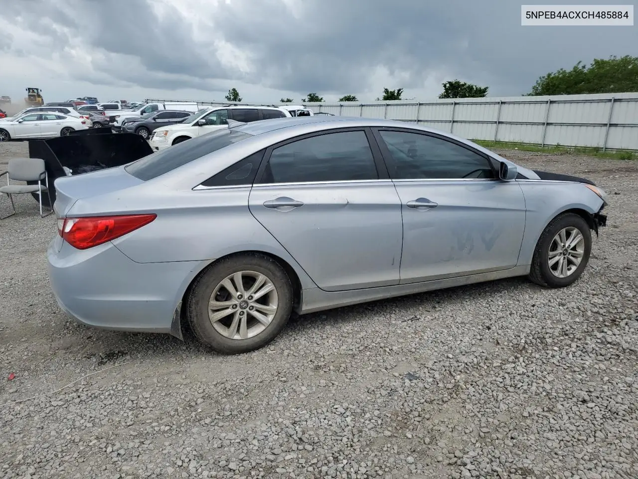 2012 Hyundai Sonata Gls VIN: 5NPEB4ACXCH485884 Lot: 55749385