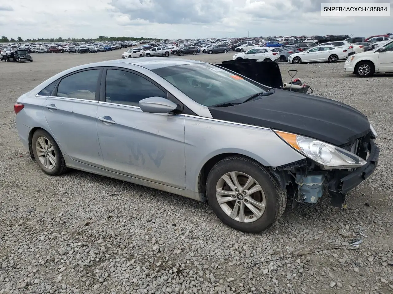 2012 Hyundai Sonata Gls VIN: 5NPEB4ACXCH485884 Lot: 55749385