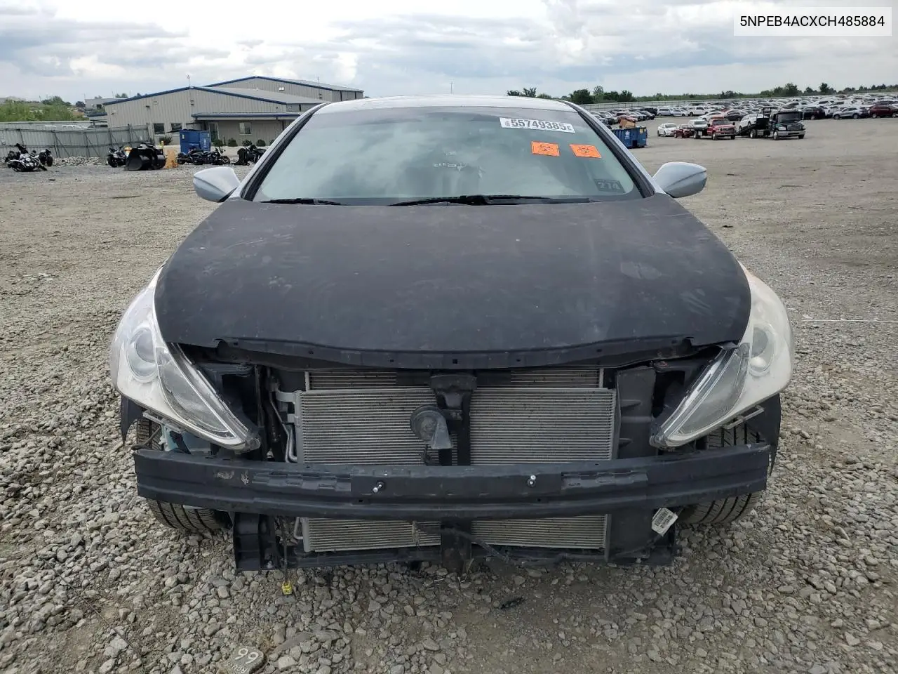 2012 Hyundai Sonata Gls VIN: 5NPEB4ACXCH485884 Lot: 55749385
