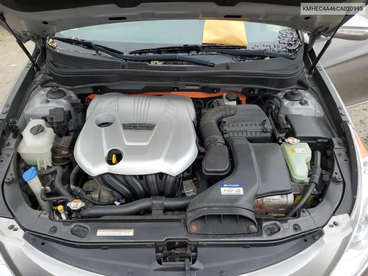 2012 Hyundai Sonata Hybrid VIN: KMHEC4A46CA020995 Lot: 61291205