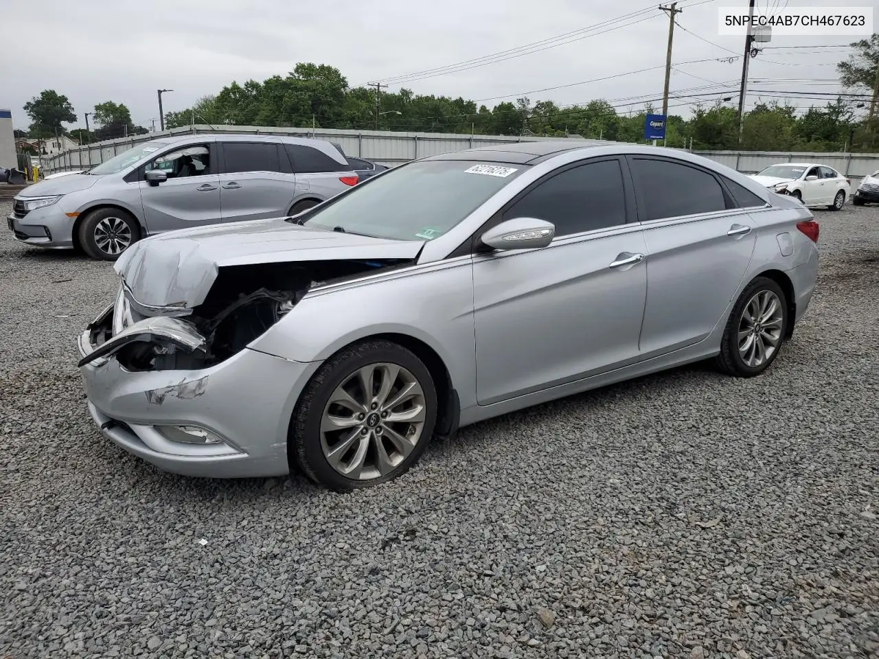 2012 Hyundai Sonata Se VIN: 5NPEC4AB7CH467623 Lot: 62216275